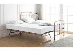 3ft Single Retro Antique Bronze Overnight Guest Bed Frame 1